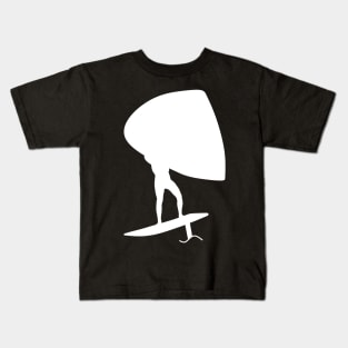 Wingfoiling with wingfoil Kids T-Shirt